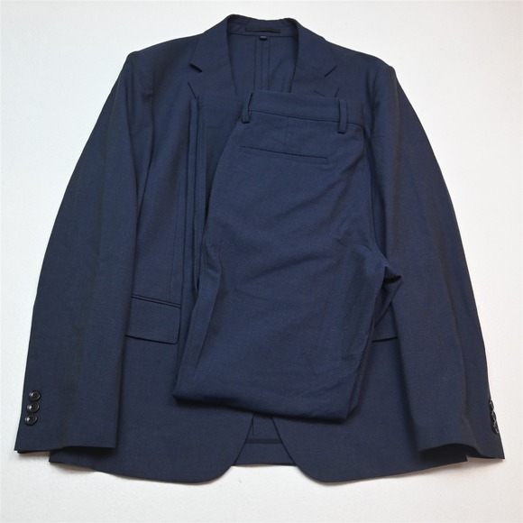 J.Crew 38S 28x32 Blue Soft Shoulder AU591 Thompson Mens Jacket Pants Suit